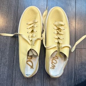 Sam Edelman size 9 yellow sneakers